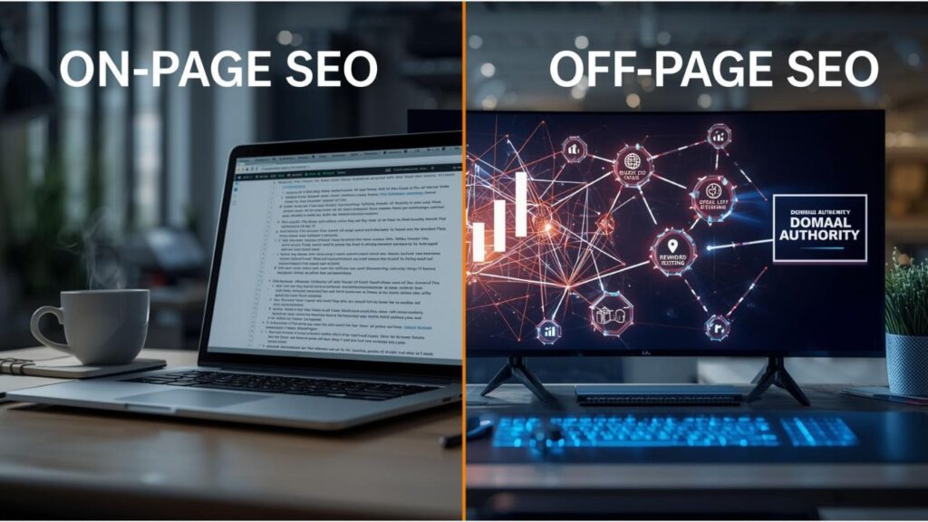 On-page vs off-page SEO
